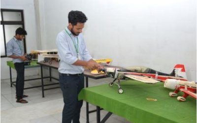Student training at Aero-modelling lab